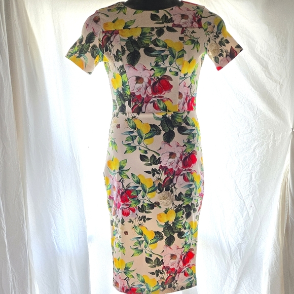 New York & Company Dresses & Skirts - Beautiful Lemon Rose Dress